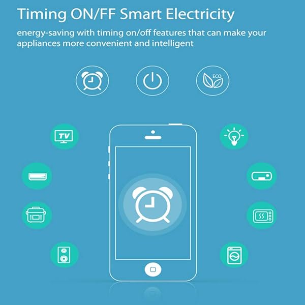 VVOOF 16A Smart Home Enchufe Con Control Remoto Smart Wlan Enchufe 4 Control De Voz Funcin De Temporizador Se Puede Usar Con Alexa Google Home Etc no Fabricado Por Ellos Solo En 2 4 GH