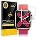 LK 6 Pack Compatible With Apple Watch Series 6 / SE/Series 5 / Series 4 Screen Protector 44mm, (Model No. TW5193), HD Transprent, Bubble Free, Case Friendly