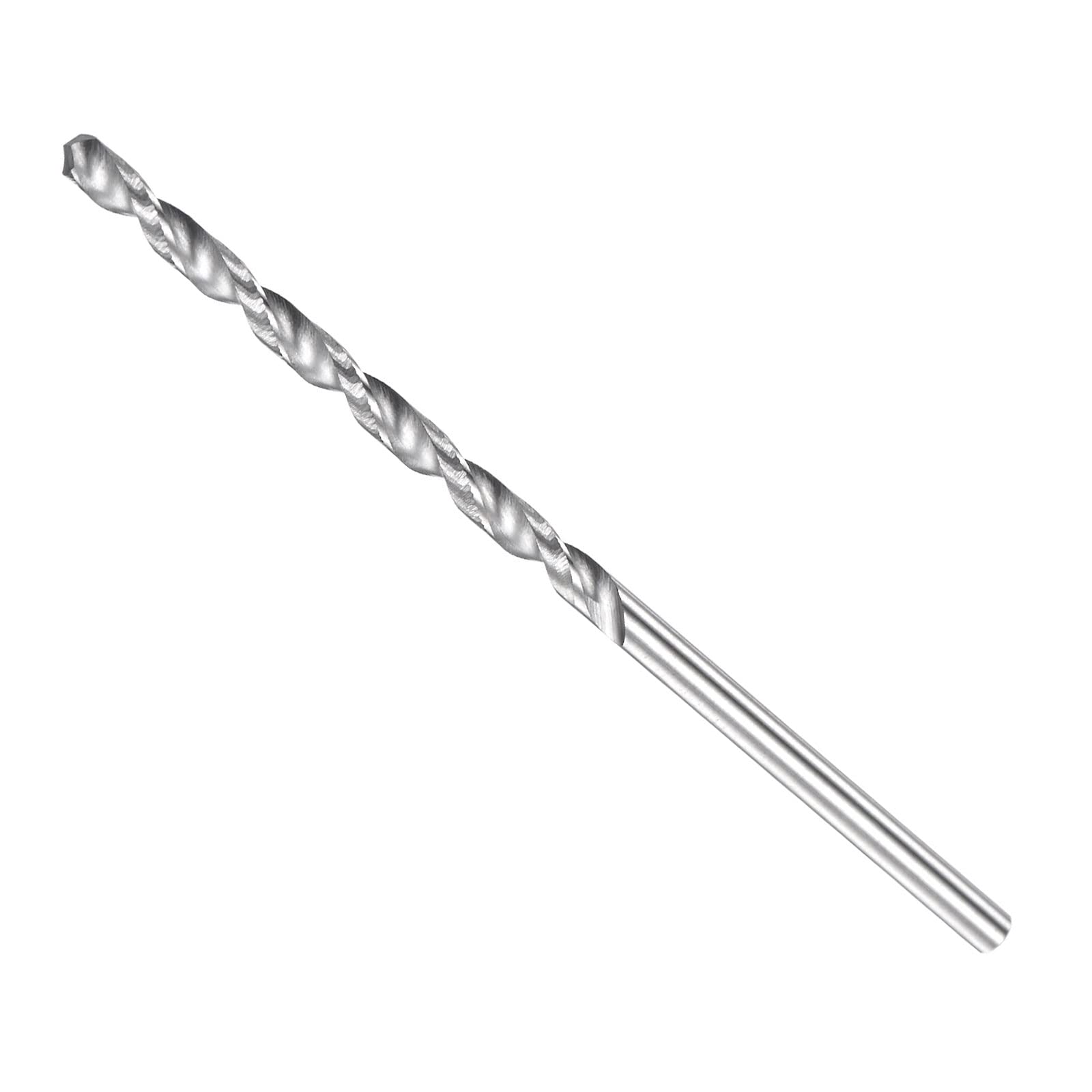 CoCud Solid Carbide Drill Bits, 2.3mm Diameter, K35 Tungsten Carbide Straight Shank Twist Drill Bits - (Applications: for Stainless Steel Alloy), 1-Piece