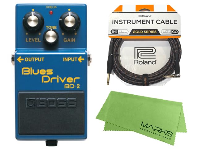 BOSS コンパクトエフェクター Blues Driver BD-2 + Roland ケーブル +クロス セット商品画像