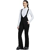 baleaf Women's Snow Bibs Pants Waterproof Insulated Ski Overalls Pants Snowboarding Winter Warm Snow Suit