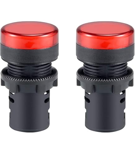 uxcell 信号表示灯 AC/DC 24V 6 mm ケーブル付き 照明 工具 uxcell 信号表示灯 AC/DC 24V 6 mm ケーブル付き 照明 工具 Amazon.com