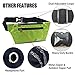 fitter's niche Slim Fanny Pack for Man Woman, 3 Individual Slots Water Resistant Travel Waist Bag, Elastic Adjustable Belt Lightweight, Fits 6.7in Phones for Family kids Trip Outdoor Indoor Sport