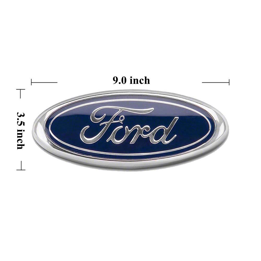 Blue Ford 20042014 F150 Front Grille Tailgate Emblem Oval Decal Badge Nameplate Car & Truck
