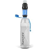 Sawyer Products SP302 Squeeze Water Filtration System, Cnoc Premium 1 Liter Bottle