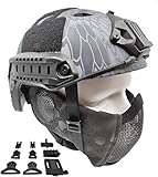 Tactical Airsoft Fast Helmet PJ Type and Metal Mesh