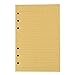 Journal Refills Kraft Paper - 5 x 7 Binder Filler Papers, Personal Size, 120 Sheets / 240 Writing Pages, Lined