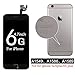 Ibaye LCD Display Touch Screen Digitizer Glass Lens with Camera and Home Button Assembly Repair Replacement for iPhone 6 (4.7) inch with Tools White