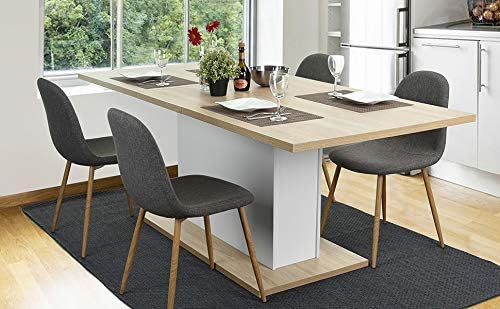 Amazon Com Furniturer 8 Seater Extendable Funtional Dining Table