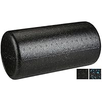 AmazonBasics High-Density Round Foam Roller, Black and Speckled Colors