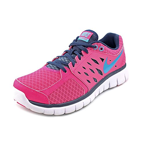 Nike Women's Flex 2013 RN Pink Foil/Gmm Blue/Brv Bl/Wht Running Shoe 8