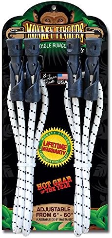 Dura Plastic BNG-39-2 Monkey Fingers Bungee Cord (Pack of 2)