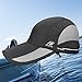 OMECHY Quick Dry Sport Caps Outdoor Baseball Cap Summer UV Protection Sun Hat,Grey