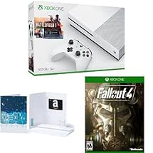 Xbox One S 500GB Console - Battlefield 1 Bundle + Fallout 4 + $30 Amazon Gift Card