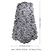 OurWarm 80 x 20 Inch Halloween Table Runner, Black Spider Web Tablecloth Polyester Lace Table Runner for Halloween Dinner Table Decorations