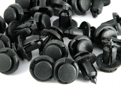 MaLiMaLiHong 10mm Push-type Nylon Bumper Fender Flare Fastener Rivet Clips, 40 Pcs / Pack