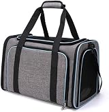 HowseHold Expandable Cat Carrier Soft Sided with Fleece Bed view 3