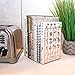 Elegant Rose Gold Bookends Pair 4.7x3.7x7 Premium Stainless Steel with Exquisite Look, Feel, Texture Book Ends. Fashion & Nobility for Shelves, Kitchen Cookbooks, Decorative for Adults & Kids