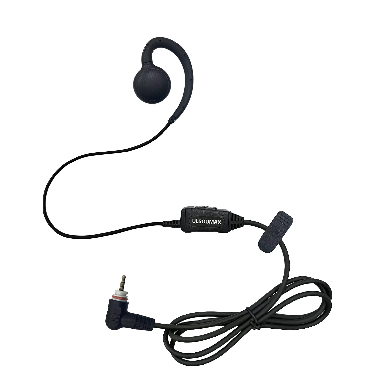 ULSOUMAX Compatible with Motorola Earbuds C Shape PTT Earbuds with Mic Earpiece for Motorola SL300 SL1600 SL2600 SL4000 SL7550 DLR110 SL1K SL1M