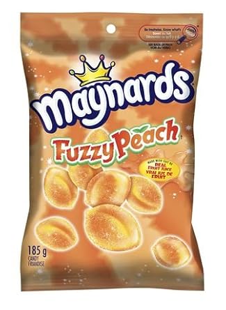 3 Bags Maynard Fuzzy Peaches Candy From Canada Amazon Com