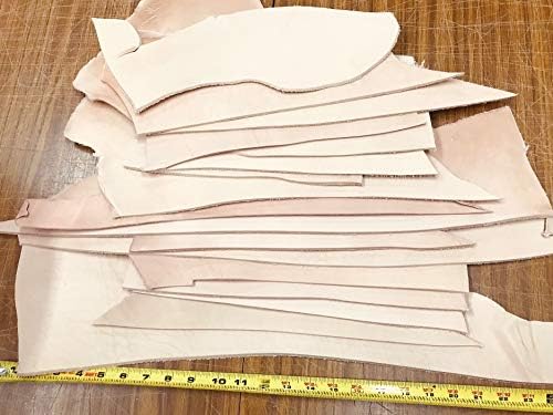 Sepici Leather | 5/9 oz. Veg-Tanned Scraps 15 Pieces / 5 lbs. / Approx. 9.50 Square feet