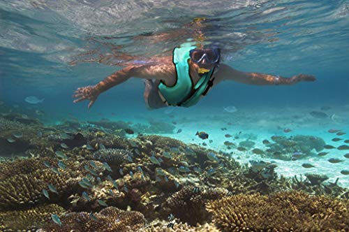 NAXER Inflatable Kayak Vest Adult Snorkeling Jacket Swim Buoyancy for 90-220 lbs