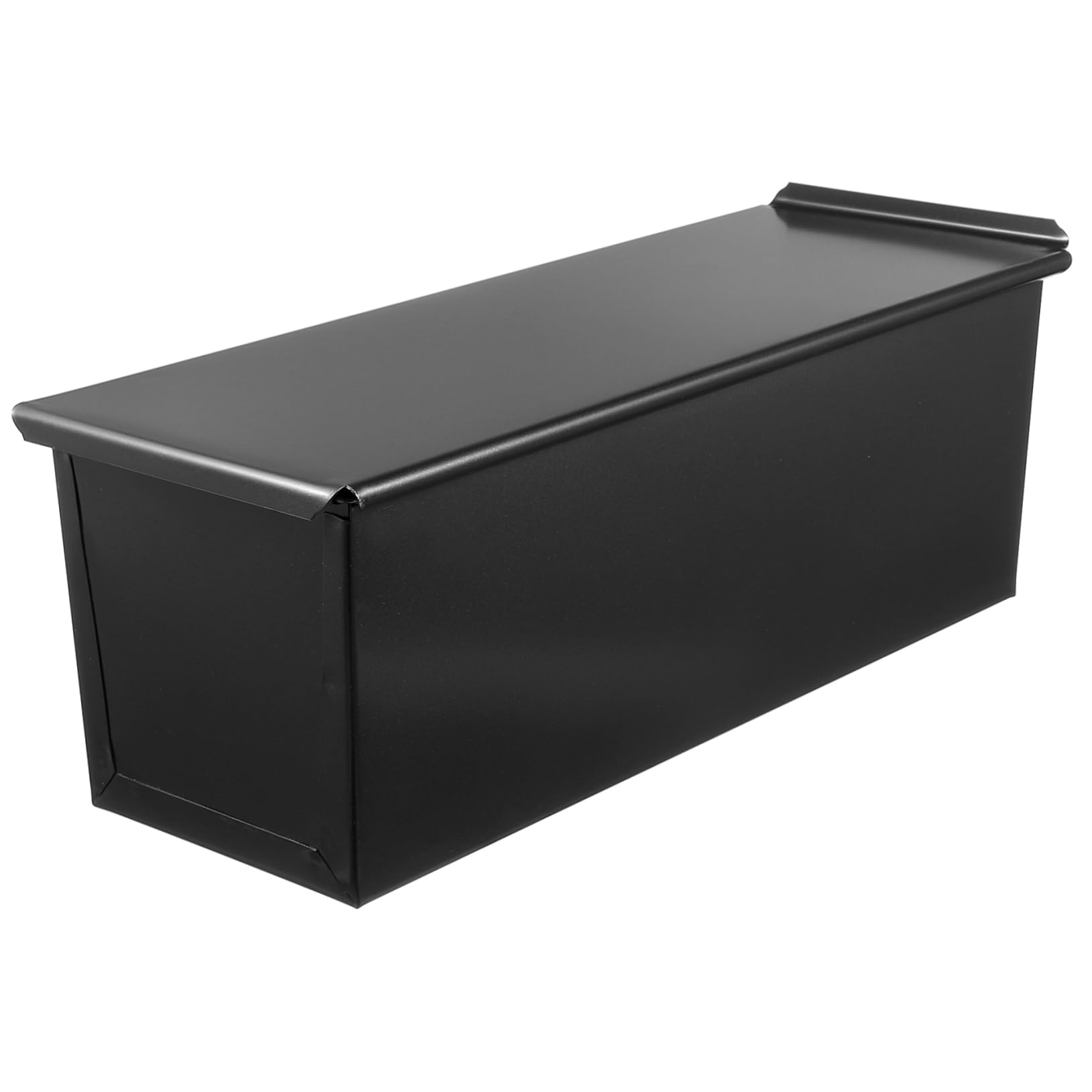 Hemoton Loaf Pan with Cover Steel Bread Baking Mould Cake Toast Non-Stick Toast Box for Baking Bread Size L