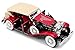 1934 Duesenberg II SJ Red and Black 1/18 by Greenlight 12995
