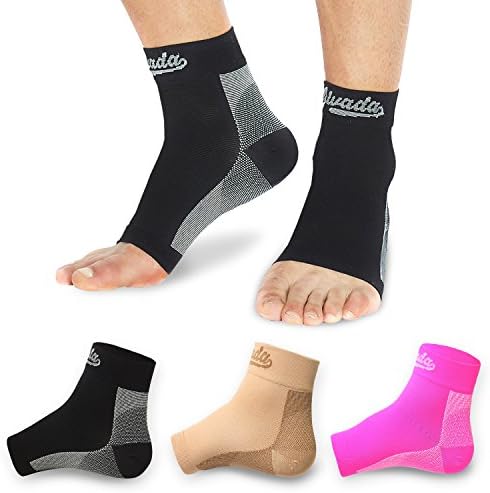 AIvada Plantar Fasciitis Support Compression Socks Foot Sleeves - Comfortable Arch Support - Quick Pain Relief, Reduced Soreness, Faster Recovery 1 Pair