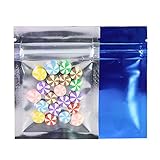 QQ Studio Clear/Colored Mylar Zip Lock Bags w/Tear Notch 6.5x9cm (2.5x3.5