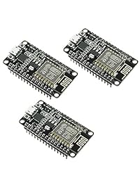 KeeYees 3 piezas ESP8266 NodeMCU Lua CP2102 ESP 12E WiFi Internet Development Board Wireless Module Compatible con Arduino IDE Micropython