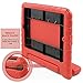 iPad Mini Case, BUDDIBOX [EVA Series] Shock Resistant [Kids Safe][STAND Feature] Carrying Case for Apple Mini iPad 1 / 2 / 3 / 4 and Retina, (Red)