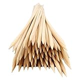 100 Pack - 30 inch - Wooden Marshmallow Roasting Sticks - Bamboo - All-natural - 100% Biodegradable