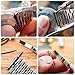 Watch Repair Kit,Watchband Tool, Watch Band Strap Link Pin Remover Repair Tool Kit 3 Extra Pins, 3 Pin Punches, 1 Watch Band Holder, 1 Dual Head Hammer, 1 Spring Bar Tool with 6 Tips
