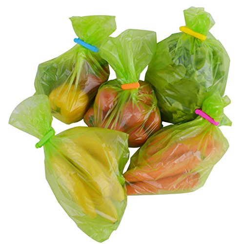 image for Yueshico Reusable Food Saver Green bags Stay fresh Longer Vegetable St