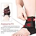 Ankle Brace ( Lightweight and Slim by PrettyCare ) Achilles Tendon Support Braces Protector with Adjustable Wrap Band for Sport Protection & Pain Relief for Running Basketball for Men, Women