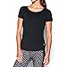 Under Armour Women's Fly-By 2.0 Tee, Black/Black, Large