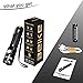 BEIKE USB Rechargeable Flashlight, IPX8 Waterproof Small Portable LED Flashlight with Clip for Camping Hiking Emergency EDC (18650 Battery Included)