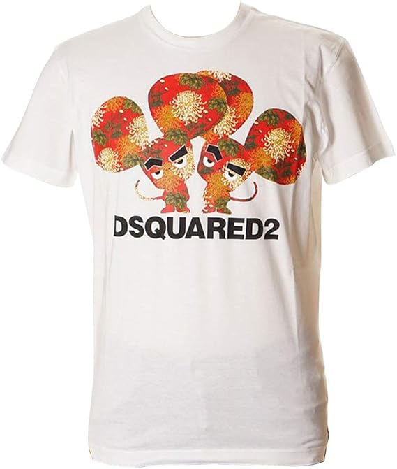 Amazon Dsquared2 ディースクエアード メンズ Tシャツ マウスプリント ホワイト Xl Tシャツ カットソー 通販 Amazon Dsquared2 ディースクエアード メンズ Tシャツ マウスプリント ホワイト Xl Tシャツ カットソー 通販
