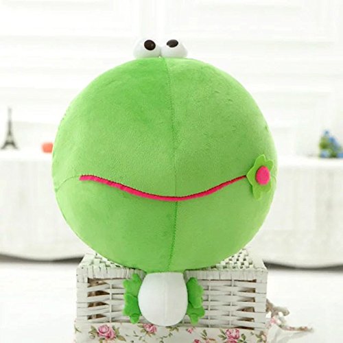 green frog doll