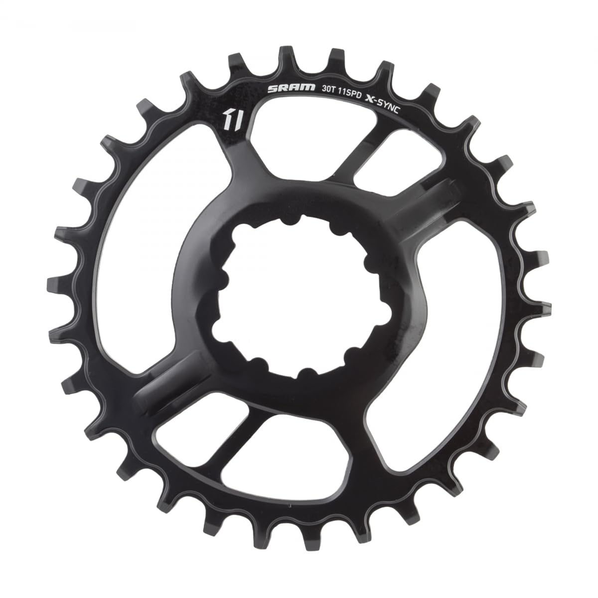 Sram Unisex Srm Plato X-sync Acero 11v 30d Dm 3mm Off (Boost) Tools, Black, 30t EU