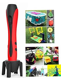 Bolígrafo 3D Estéreo de dibujo para niños con pantalla LCD, compatible con 12 colores, filamento PLA de 120 pies para manualidades, arte y modelo, el mejor regalo para bricolaje