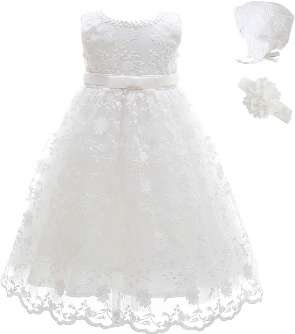 Baptism Gowns for Baby Girls Princess Wedding Dress Baby Birthday Party Dresses for Special Occasion