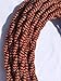 25' Black/Burnt Copper Cloth Cord - 25 ft Vintage Style Twisted Wire Lamp or Speaker wire - 18/2 electrical Cloth Cord