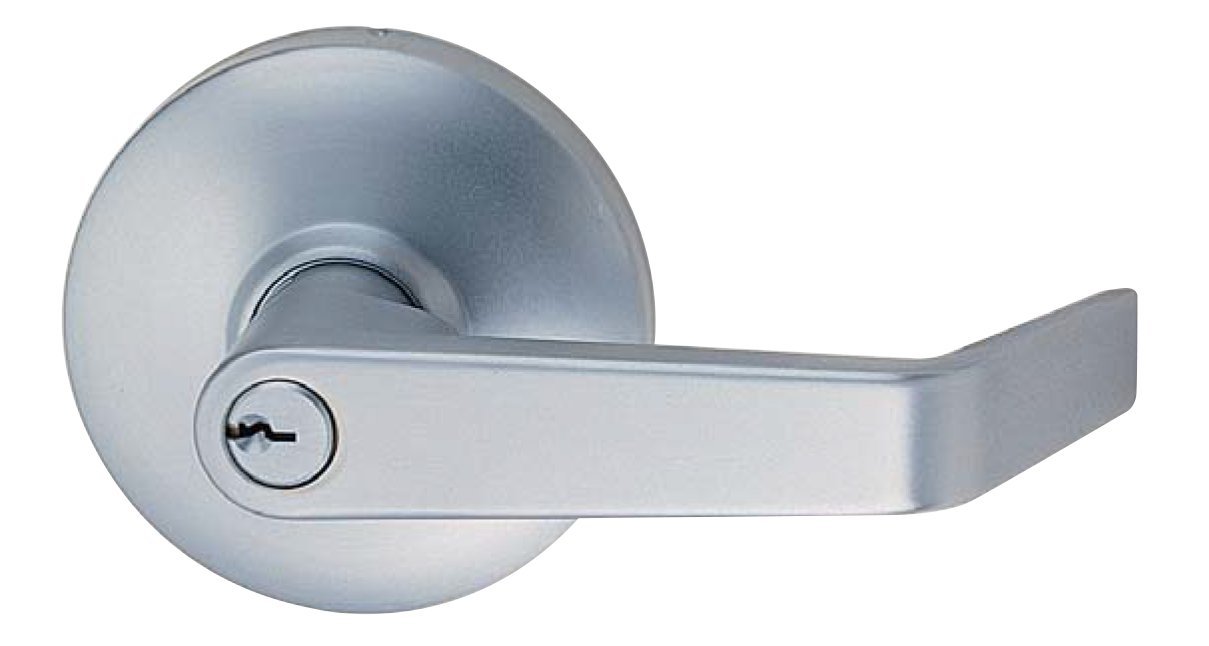 Prowell LHL650 Exit Device Outside Lever Trim, Entrance Function, Satin