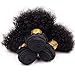 Veravicky Unprocessed Virgin Afro Kinky Curly Hair Extensions for Black Women Natural Color (10