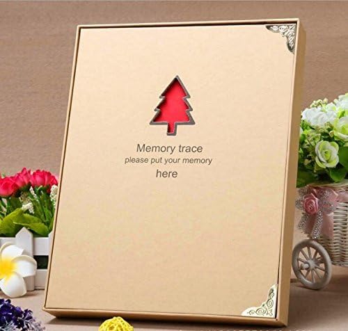 Photo Album with 60 Pages 11x8.3" Handmade Diy Family Scrapbook Great for Craft Paper Valentines Day Gifts, Wedding Guest Book, Anniversary Travel Memory Book with DIY Accessories Kit and Gift Box