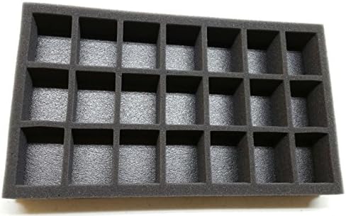 1.5in Figure Foam Tray Pre-Cut 21 Slot