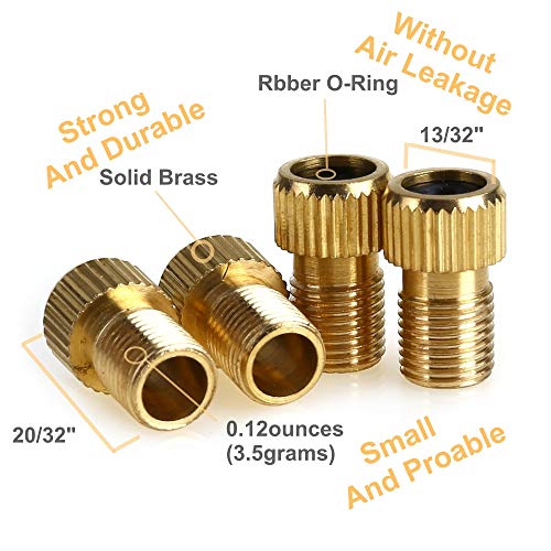 SUNIY Bike Valve Adapter Bicycle Tire Valve Converter Copper Valve for