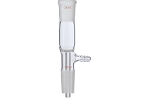 Deschem 24/40,Glass Straight Tube Vacuum Take-Off Adapter,Gas Inlet Adapter